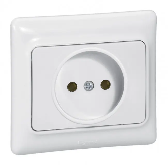 PRISE 2P ENCASTRE 1P 2MOD 230V  BLC URBANO LEGRAND