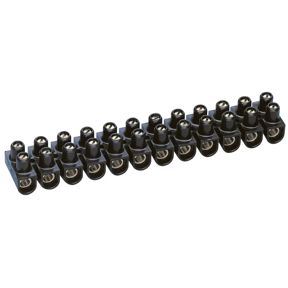 BARETTE DE CONNEXION 6MM2 41A NOIR NYLBLOC LEGRAND