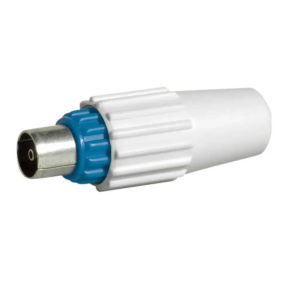FICHE TV MALE COAXIALE NORMALISE BLC LEGRAND