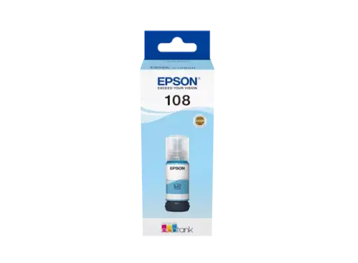 [SKU192] Bouteille d'encre cyan clair EcoTank 108