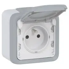 [SKU479] PLEXO PRISE 2P+T - 16A - 250V - SAILLIE - IP55 - ECLIPS DE PROTECTION