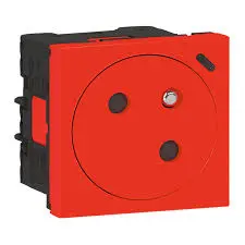 [SKU508] MOSAÏC 2 - PRISE 2P+T SURFACE 2M ROUGE