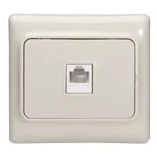 [SKU110SP] PRISE RJ45 ENCASTRE 2P+T CAT5E  UTP BLC KAPTIKA LEGRAND