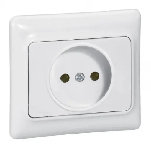 [SKU115SP] PRISE 2P ENCASTRE 1P 2MOD 230V  BLC URBANO LEGRAND