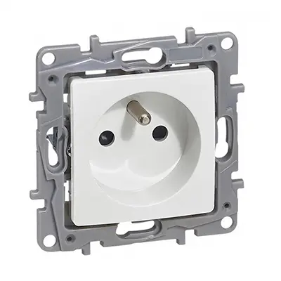 [SKU119SP] POUSSOIR ENCASTRE 1P 2MOD 230V 10A MAT URBANO LEGRAND