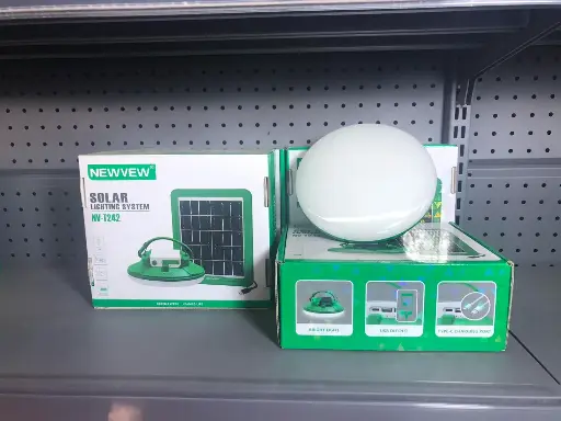 [SKU002NW] AMPOULE RECHARGEABLE+ PANNEAU + POWER BANK